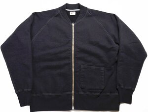 TOYS McCOY (トイズマッコイ) Heavy Weight C-2 Sweat Shirt / フルジップスウェット TMC2464 極美品 ブラック size 40(L) / セーター