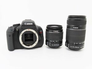 ◇【Canon キヤノン】EOS KISS X5 ダブルズームキット デジタル一眼カメラ