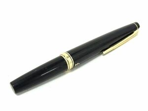 1円 PILOT パイロット Elite エリート ペン先18K 750 18金 万年筆 筆記用具 文房具 ステーショナリー ブラック系×ゴールド系 FD2301