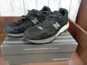 New Balance ニューバランス スニーカー M992BL ブラック USA製 made in USA アメリカ製 メンズシューズ 箱有り 27cm