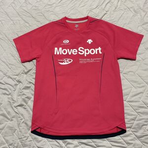 A8C【着少】DESENTE デサント Move Sport 半袖Tシャツ ムーブスポーツ ピンク M cool 格安 DAT-5136