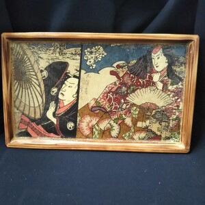 浮世絵トレー 23cm×14cm