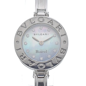 ブルガリ BVLGARI BZ22S B.zero1 Sサイズ 12P ダイヤモンド クォーツ レディース 良品 M#131693