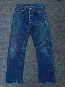 【オリジナル】70s Levis 501 66前期 濃紺 インディゴ オリジナル 501XX bigE ビッグE 506xx 507xx 505 50s 60s 赤耳 デニムパンツジーンズ