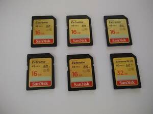 SanDisk サンディスク SDHCメモリーカード ( カード本体のみ、６枚まとめ ) 