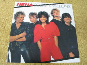 ◎Nena　ネーナ★99 Luftballons/日本ＬＰ盤☆ピクチャーシート、シート