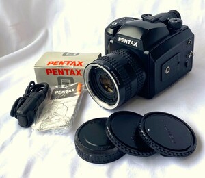 1円スタート　付属品付き　Pentax 645 N Medium Format Film Camera Body ペンタックス　中判　6x4.5 フィルムカメラ