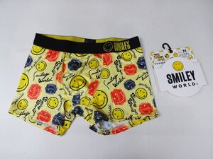 値下げ ★ М ★SMILEY WORLD ボクサーパンツ カラフルイエロー