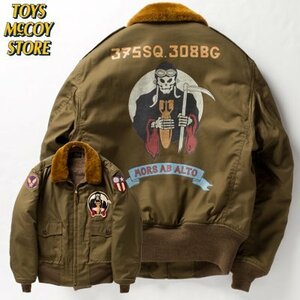 定価以下 トイズマッコイ TYPE B-10 CUSTOM JACKET "DEATH FROM ABOVE" ミリタリーフライトジャケット オリーブ 新品未使用 日本製