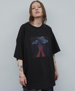 「AIVER」 半袖Tシャツ LARGE ブラック メンズ