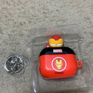 607t1549☆ Marvel Symbol Figure Airpods 3rd 用 Soft Case マーベル エアーポッズ ３世代 ソフト ケース/カバー (３世代, IRON MAN)