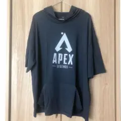 エーペックスレジェンズ Tシャツ フード ダークブルー XXL