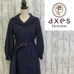 axes femme★アクシーズファム★トレンチ風ワンピース★サイズM　54-111