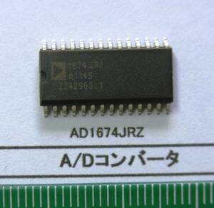 A/Dコンバータ ：　AD1674JRZ, 12ビット-Bit　 1個