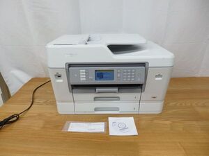 未チェック現状品★1103★ブラザー デジタル複合機 MFC-J6983CDW A3対応 黒、赤インク切れ 通電OK コピー機 FAX プリンター コード2019年