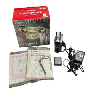 【中古品】 Canon キャノン DM-IXY DV M2 KIT デジタルビデオカメラ ミニDV 専用リモコン付 動作未確認 箱有 N4-427RE