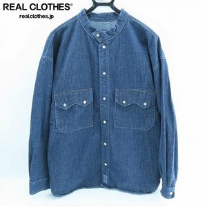 ☆TENDERLOIN/テンダーロイン DENIM HB SHT SNAP BUTTON/デニムヘリンボーンシャツ スナップボタン/L /060