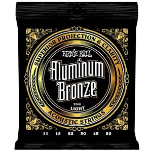 アーニーボール ERNIE BALL 2568 Aluminum Bronze Light アコースティックギター弦×12セット