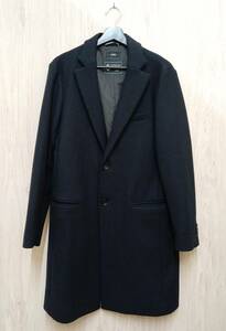 SHIPS/シップス/コート/114-45-0075/super140s melton chestercoat/ネイビー系/Mサイズ