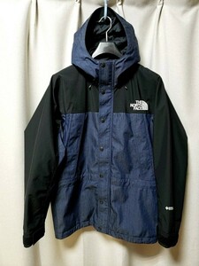 THE NORTH FACE マウンテンライトデニムジャケット MOUNTAIN LIGHT DENIM JACKETNP12032 カラー：ナイロンインディゴデニム サイズ:S