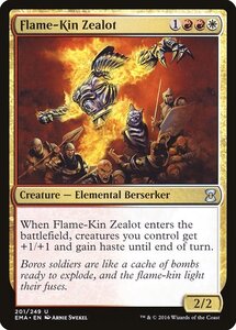 MTG ■金/英語版■ 《炎の血族の盲信者/Flame-Kin Zealot》 エターナルマスターズ EMA