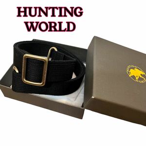 未使用 HUNTING WORLD ハンティングワールド キャンバス バッグ用 ショルダーストラップ 肩掛け