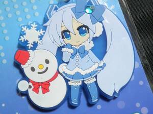 2012限定 雪ミク ラバーストラップふわふわコート初音ミク