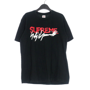 シュプリーム SUPREME × Yohji Yamamoto Logo Tee ロゴTシャツ カットソー 半袖 M ブラック 黒 メンズ