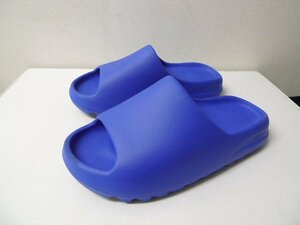 ◆adidas アディダス YEEZY SLIDE AZURE イージー スライド サンダル ブルー サイズ9　27cm ブルー 美