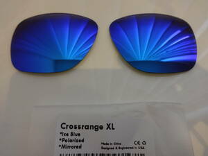 ★オークリー CROSSRANGE XL クロスレンジXL　OO9360用 カスタム偏光 レンズ ICE BLUE Color 新品 POLARIZED