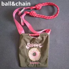 ボールアンドチェーン ball&chain S ドーナツ 刺繍