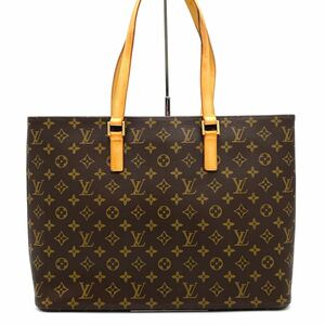 1円 べたなし LOUIS VUITTON ルイヴィトン モノグラム ルコ トートバッグ ショルダーバッグ 肩掛け レディース M51155