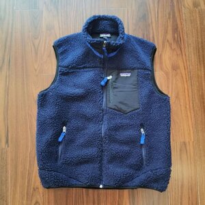 新品 未使用 メンズ フリース ベスト アウター もこもこ パタゴニア patagonia S-XL サイズ選択可能 簡易包装 紺1点 PP479