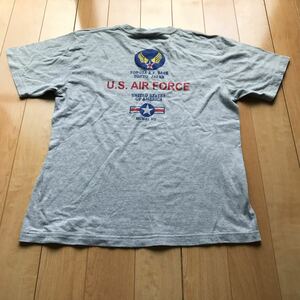 U.S.AIR FORCE アカデミーマークTシャツ 173-1-341 メンズ M グレー