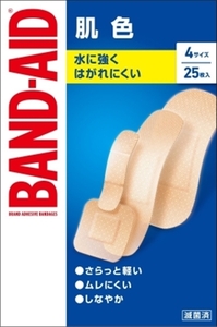 まとめ得 バンドエイド 肌色 ４サイズ ２５枚 ジョンソン・エンド・ジョンソン 絆創膏 x [12個] /h