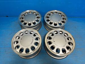 ヨコハマ ALMEX SPORTS JAPAN 13インチ 13x5.5JJ +38 4H-100/114.3 中古4本 希少　当時物　DA1-13-1