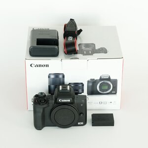 [美品｜シャッター数13,000回以下] Canon EOS Kiss M ボディ ブラック / キヤノンEF-Mマウント / ミラーレス一眼