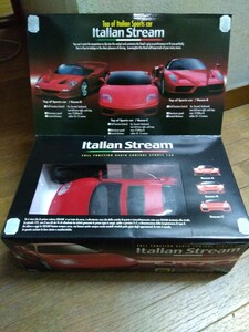 「Italian Stream」 ラジコン 長期保管の未開封品 箱に痛みが少しあります。ジャンク扱い