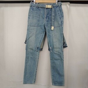 sacai Bondage Denim Pants デニムパンツ 0サイズ