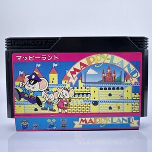 ★何点でも送料１８５円★ マッピーランド MAPPY-LAND ファミコン ヘ19ハ即発送 FC ソフト 動作確認済み