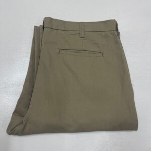 W34 カーキ 足ジャスト 古着 90s G&K ツータック ワークパンツ WORK PANTS REDKAP PT20 ELPS0466