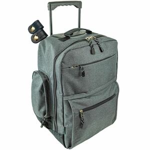 ソフト キャリーバッグ 3way 最大容量46L 旅行 牛革製ケーブルバンド2個