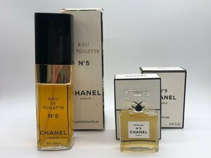 ■【YS-1M】 香水 ■ シャネル CHANEL ■ NO5 オードトワレ 100ml パルファム 14ml ■ 2点セット まとめ 【同梱可能商品】K■