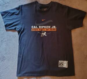 ★着用数回 MLB オリオールズ カル・リプケンJr. 2007年殿堂入り記念Tシャツ L Ripken