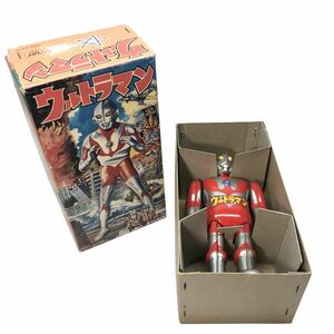 ビリケン商会 ブリキ ゼンマイ式 ウルトラマン　箱付き 当時物