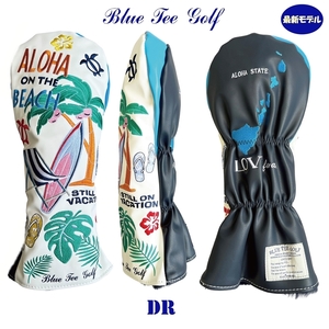 ■オークション送料無料【DR:アロハ オン ザビーチ2024】ブルーティーゴルフ ドライバー用ヘッドカバーALOHA ON THE BEACH DHC-005