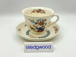 ＊レア＊ WEDGWOOD ウェッジウッド ＊RARE＊ CHINESE TEAL Tea Cup & Saucer チャイニーズティール ティーカップ＆ソーサー *T490