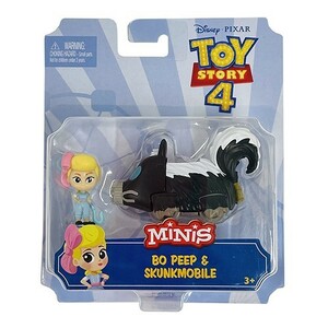 トイストーリー4 おもちゃ ミニカー フィギュア セット（ボー・ピープ）15385d TOYSTORY MINIS MATTEL 車 マテル Bo Peep グッズ