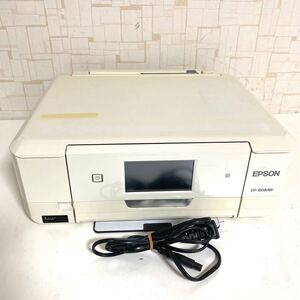 EPSON エプソン EP-808AW インクジェットプリンター ホワイト 本体 通電確認済み 現状品 ジャンク y-011501-01