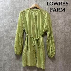 LOWRYS FARM ローリーズ ファーム　ヨウリュウチュニックブラウスシャツ